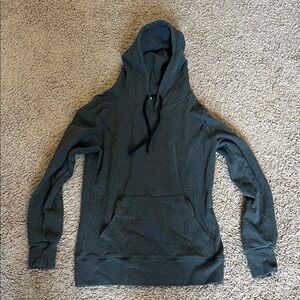 Love and Fit gray nursing pumping hoodie sweatshirt size medium